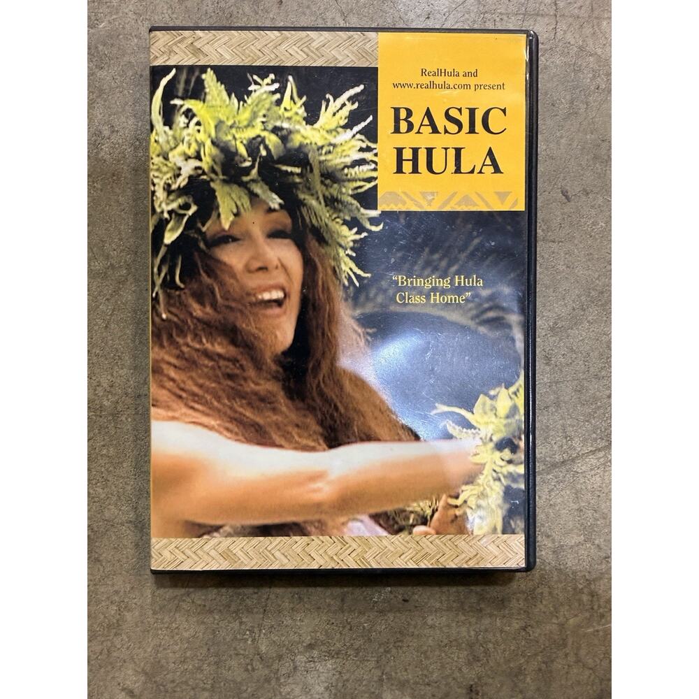 BASIC HULA - Intensive Hawaiian Instruction for Steps & Posture ~ (DVD) ~ RARE